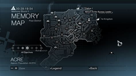 Assassin's Creed 1 Interactive Map .